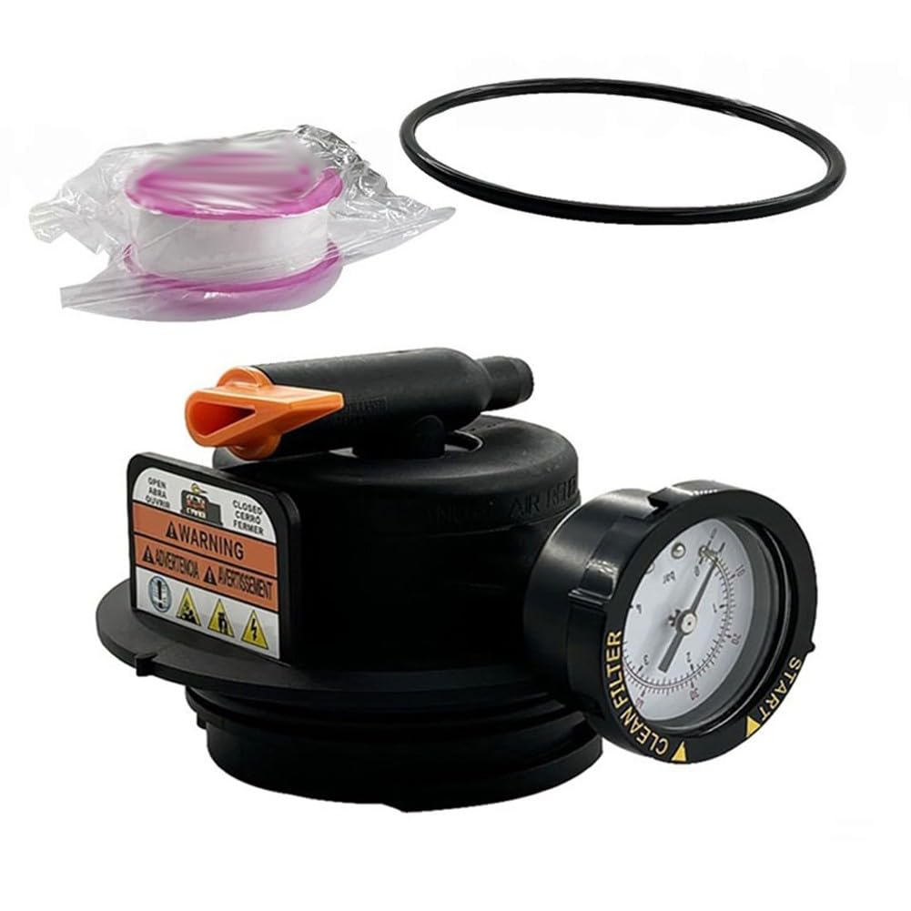 Gruppo valvola di rilascio dell'aria manuale per Hayward Pro-Gro Grid & Swim filtri a cartuccia trasparente, parte in plastica ad alta resistenza di sicurezza per prevenire la