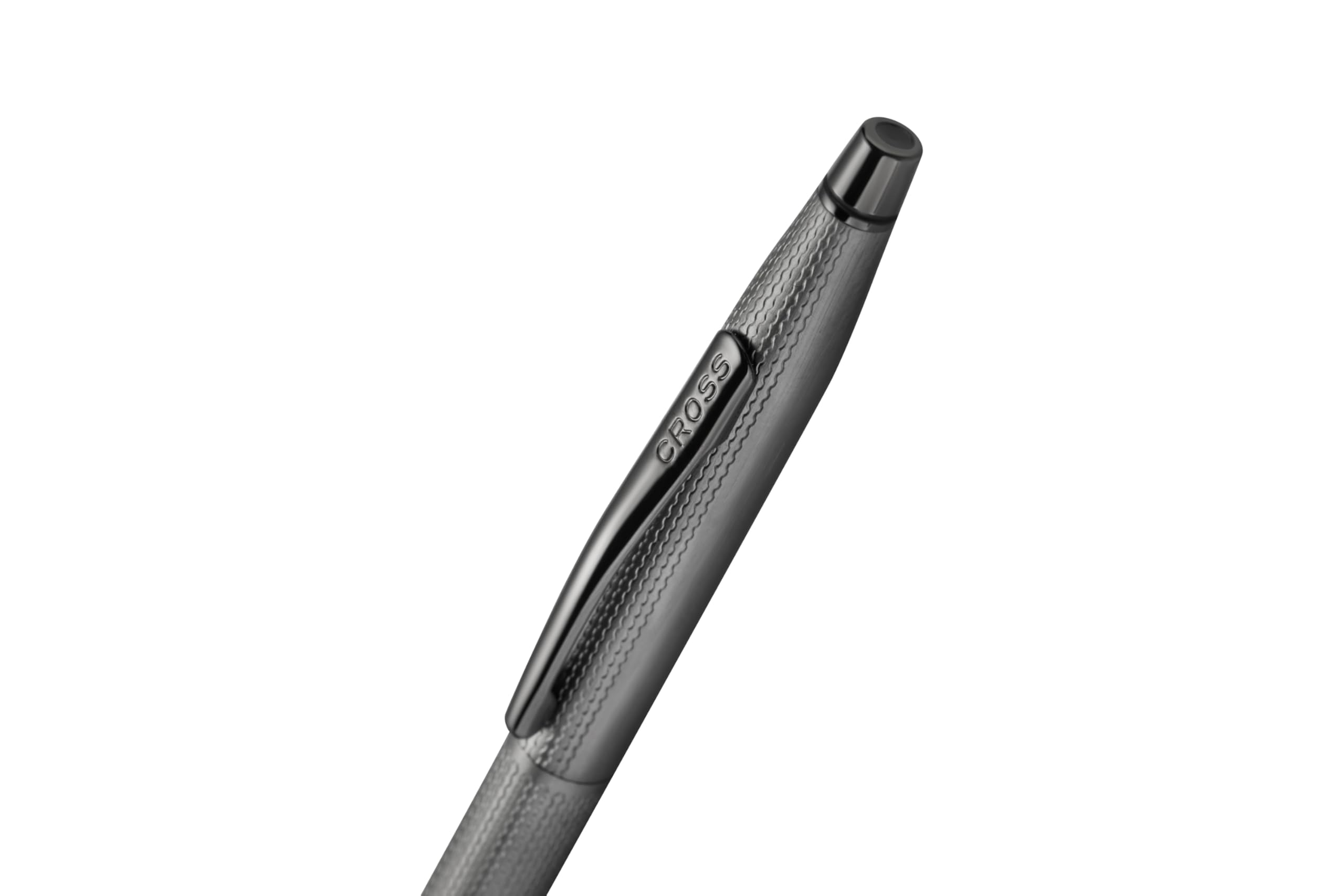 Cross Classic Century Polished Slate Gray Engraved Diamond Pattern with Slate Gray PVD Appointments Ballpoint Pen - Image 2