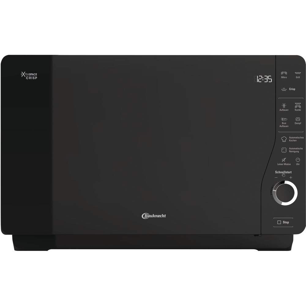 Bauknecht MW 427 SL Mikrowelle 800 W 25 L Grill 1000 W Crisp Dampfgarfunktion AutoClean Silber