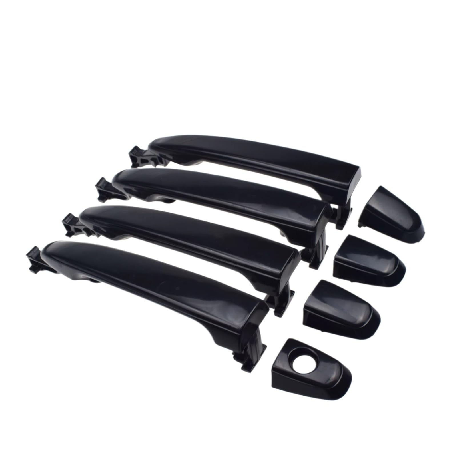 Qjahxkf Front Rear 4 Sides Replacement Exterior Door Handles Outside Door Handle For Toyota For Sienna For Tacoma For 4Runner For Avalon For Camry For Highlander For Land For Cruiser Outer Handle(Front Rear 4 Sides)