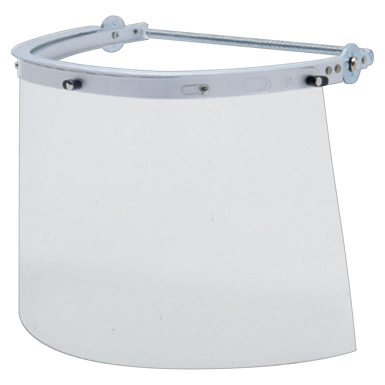 MCR Safety 101640 Polyethylene Terephthalate Universal Visor Safety Faceshield, Clear, 10-Inch by 15-1/2-Inch, 0.040-Inch Thick