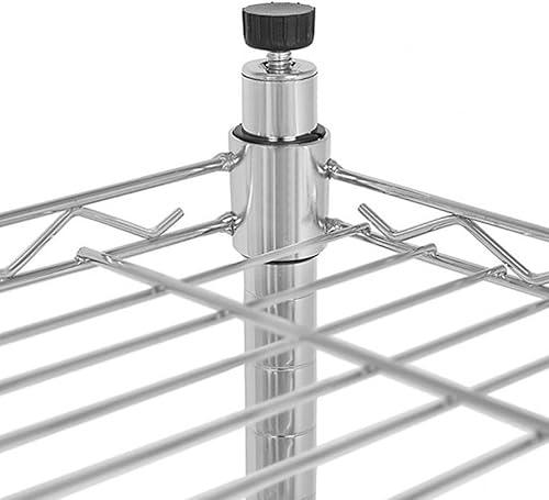 Miniatura 6 de Huedimboene 5-Shelf Storage Wire Shelves, 5 Tiers Standing Shelving Units Adjustable Metal Organizer Wire Rack, Steel Wire Shelving Units and