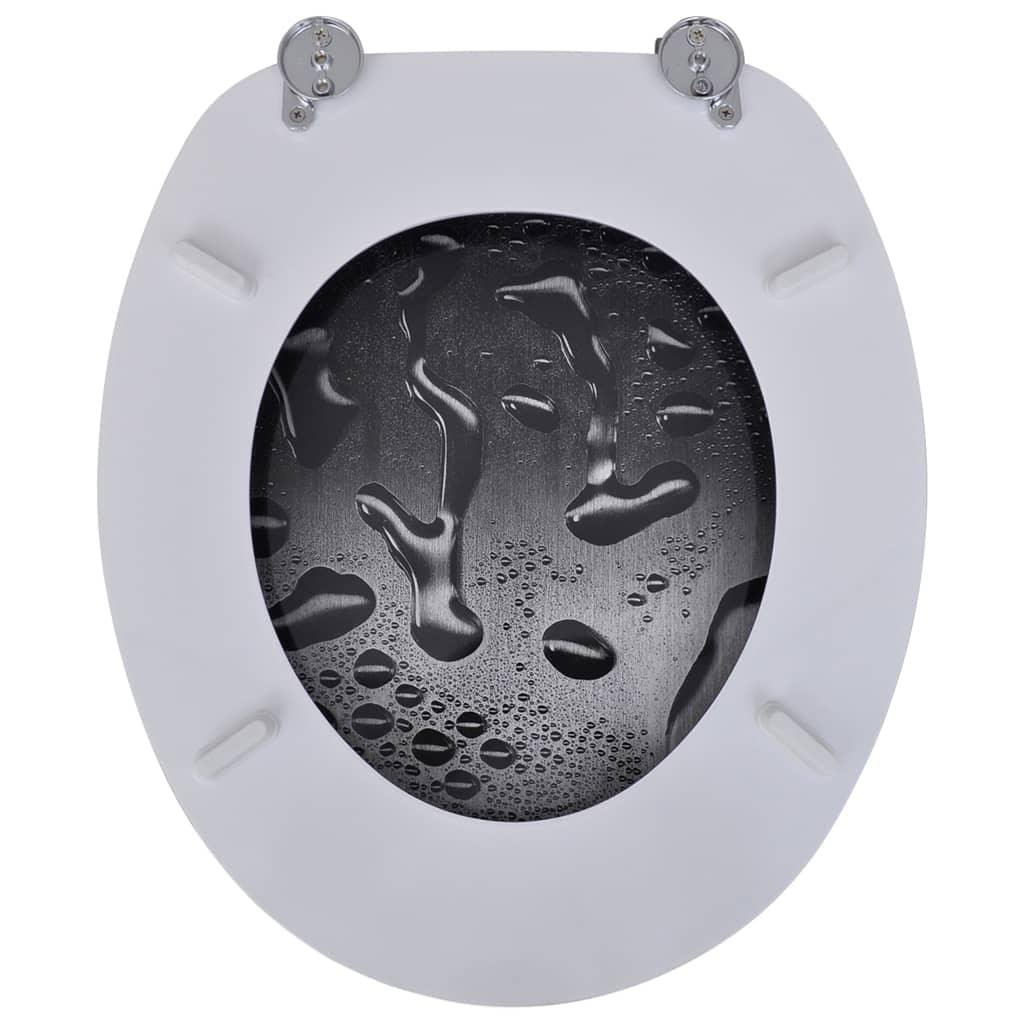 Sedile WC con coperchio a goccia d'acqua lunetta sedile WC 02_0002886