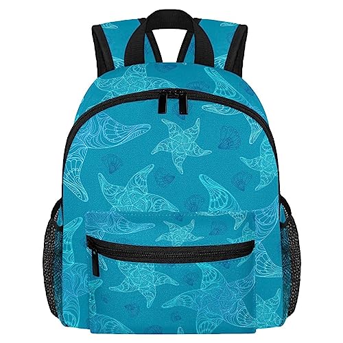 Sac à dos d'école primaire pour garçons et filles - Format compact 25x10x30 cm