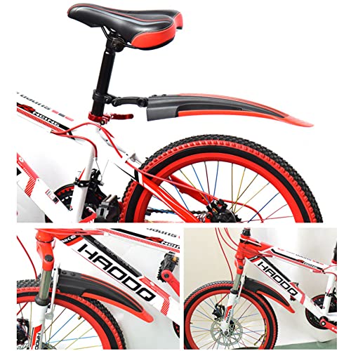 Set de Guardafangos Delanteros y Traseros para Bicicleta de Montaña y Ruta BlueSunshine Ajustable (Negro) miniatura 3