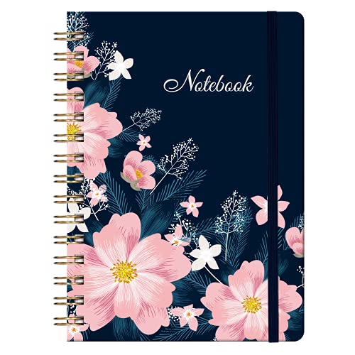 Ruled Journal/Notebook – Lined Journal with Hardcover, 8.35″ x 6.3″, College Ruled Journal, Inner Pocket, Strong Twin-Wire Binding with Premium Paper, Perfect for School, Home & Office