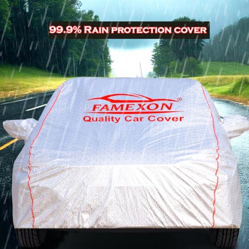 Image of Hyndai Creta Car Cover Waterproof with Free Bag and All Weather for Car Cover,100% Waterproof Outdoor Car Covers Rain Snow UV Dust Protection. Custom Fit