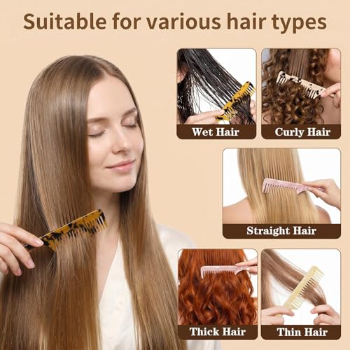 Peines Rat Tail Antiestáticos 4 Piezas para Mujeres miniatura 3