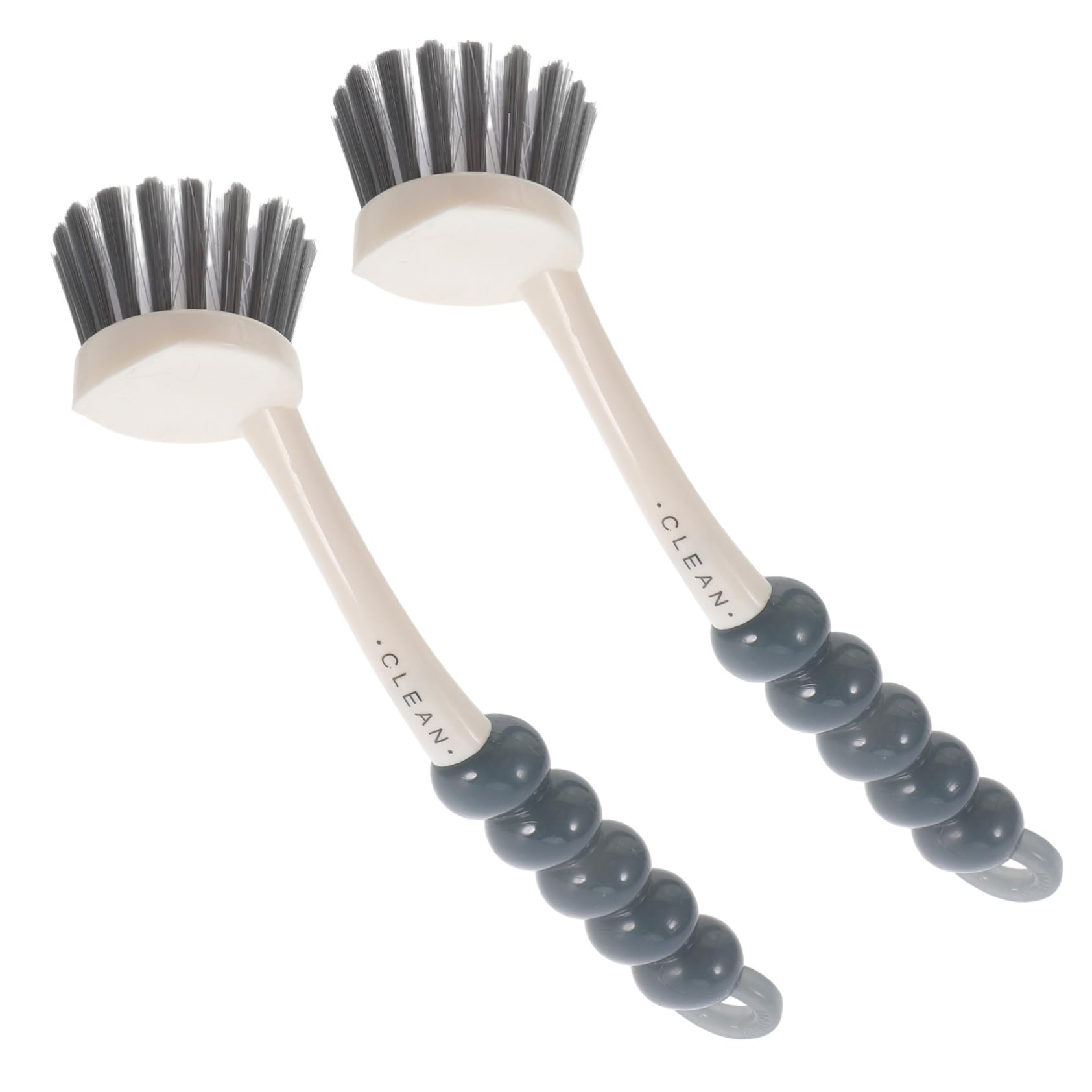 BESTYASH 2Pc Pot Brush Plastic Bristles Cleaning Brush for Kitchen Ware Long Handle Dish Washing Tool for Easy Gripping and Cleaning