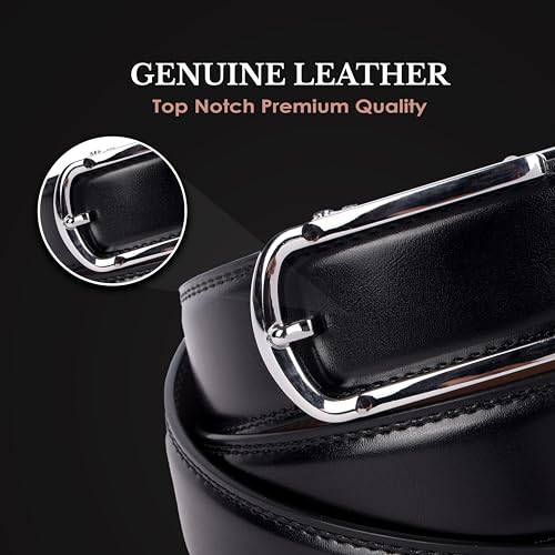 Buy HAMMONDS FLYCATCHER Men's Black Leather Belt - Image 4