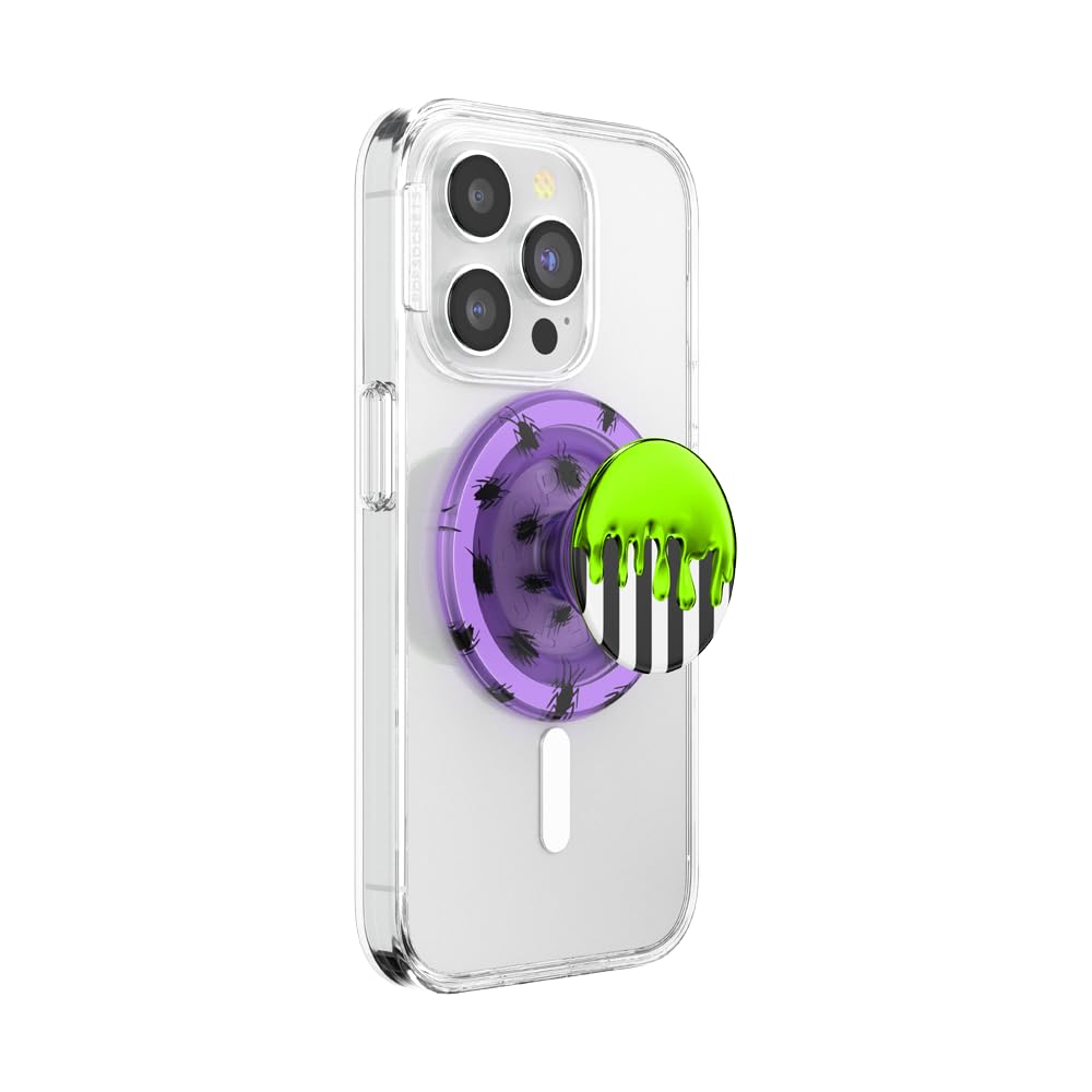 PopSockets Phone Grip for MagSafe Secure Magnetic Phone Grip & Stand, Hands-Free Kickstand, Wireless Charging Compatible