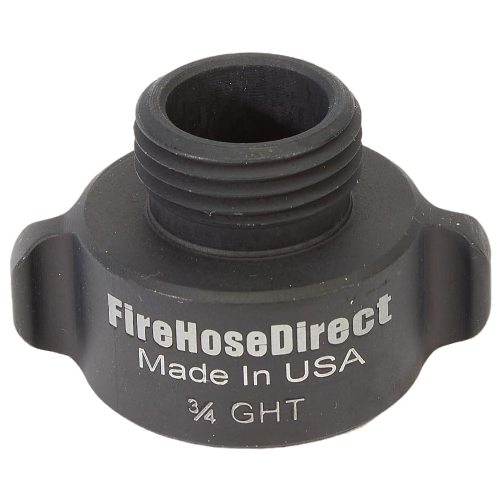 Aluminum 1" Female NH to Male Garden Hose Thread Adapter