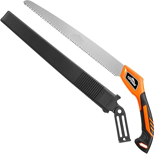 Sierras de poda de mano de 13,8 pulgadas para cortar árboles Sierra recta con dientes duros de acero SK-5
