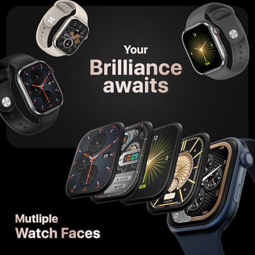 Image of Fire-Boltt Brillia Smart Watch 2.02″ Super AMOLED Display with Bluetooth Calling, Voice Assistant, SpO2 & Heart Rate Monitor, 120+ Sports Modes, IP67 Waterproof Smartwatch for Men & Women - Champagne