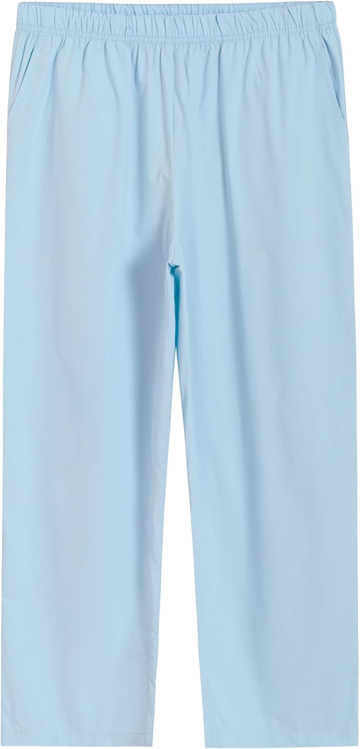 Latuza Women's Petite Cotton Poplin Pajamas Set Petite Size Pants - Image 4