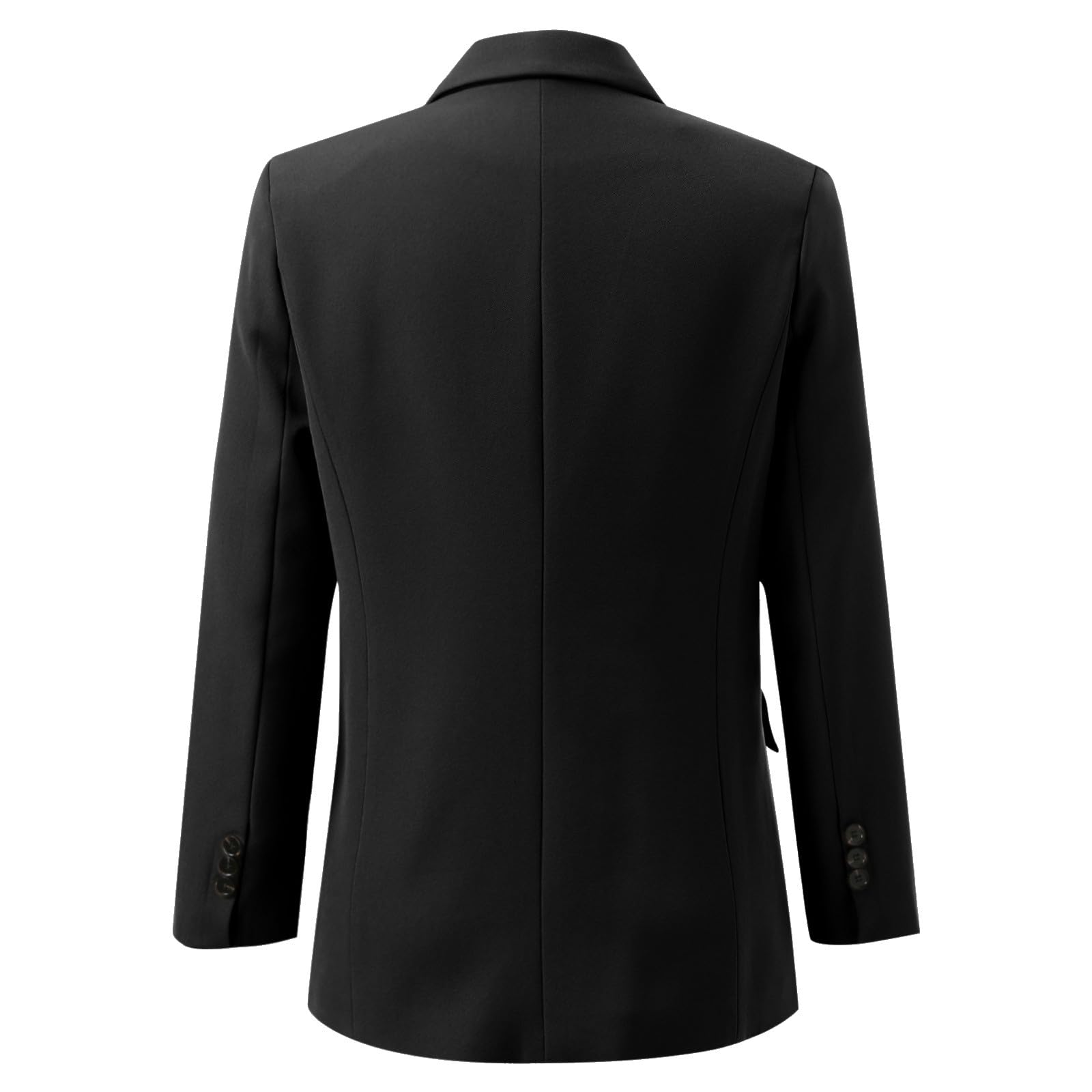 Genérico Chaqueta Traje Mujer Elegante, Americana Formal Profesional con Solapa y Corte Ajustado, Blazer Mujer de Negocios para Oficina, Reuniones y Eventos