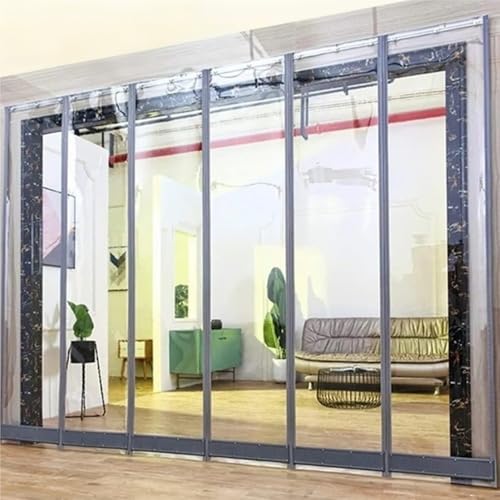 Magnetyczna taśma PCW ainC Ilating Sn do komercyjnej zamrażarki wiatroszczelny zestaw drzwi (0,5 x 2 m) łatwa instalacja, energooszczędna, idealna dla firm