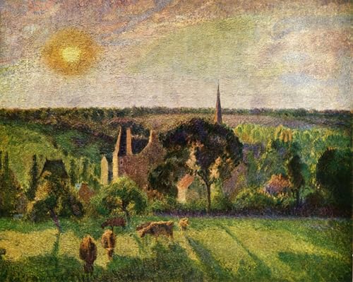 Lienzo de Pissarro Paesaggio a Eragny 60x90cm ideal para regalo