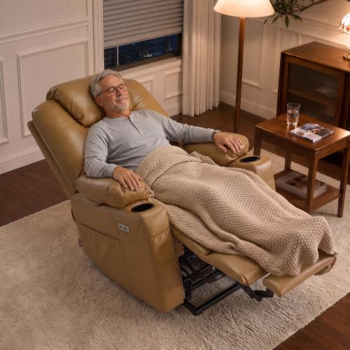 Image of MCombo Power Lift Recliner Chair for Elderly, Heat and Massage 7040(Medium)
