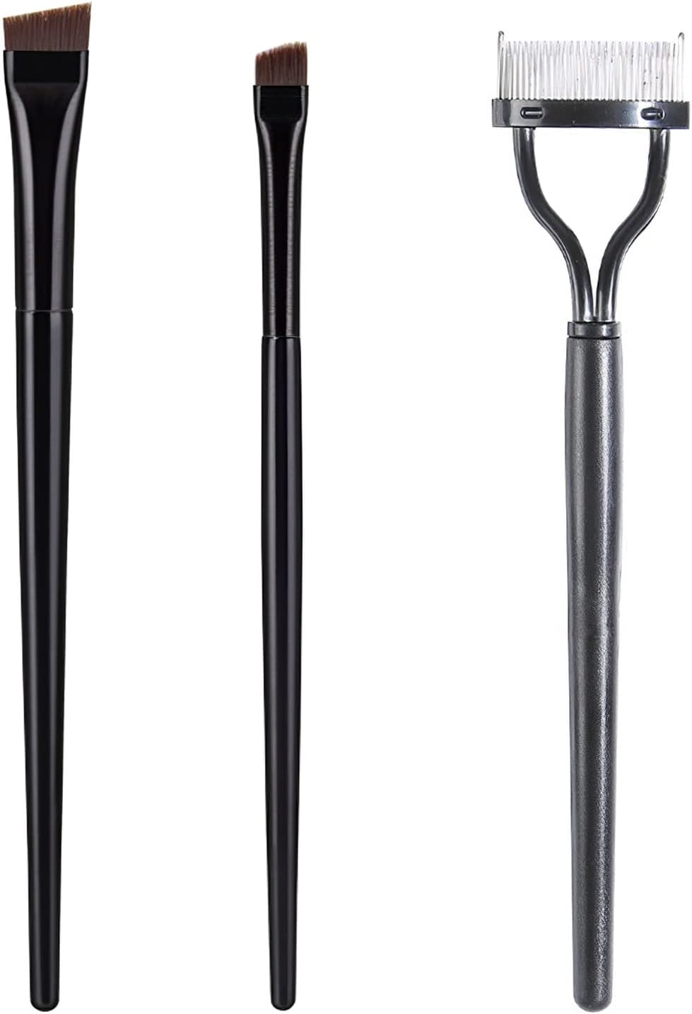 Zhejia アイライナーブラシ 3本セット アイブロウブラシ アイシャドウブラシ 化粧筆 化粧ブラシ Zhejia アイライナーブラシ 3本セット アイブロウブラシ アイシャドウブラシ 化粧筆 化粧ブラシ