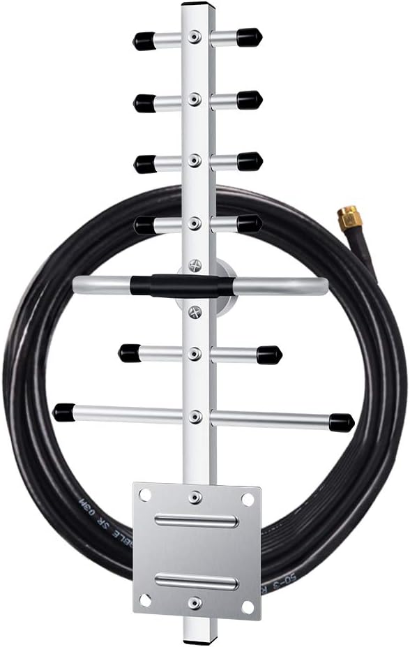 ANYCALL 7/9dBi Yagi Antenna Wide Band Directional Antenna SMA Male Directional Modem RG58 10m Cable