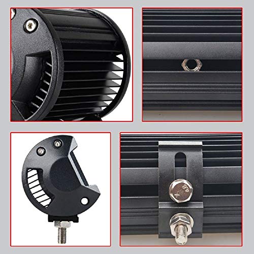 Image of AllExtreme EX4IRW2 4 Inch 9D Reflector CREE LED Light Off-road Work Light External Headlight with Brackets for Truck Car ATV SUV Jeep Van (30W, White Light, 2 PCS)