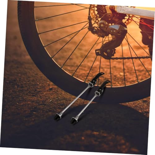 Skewers rápidos de para bicicleta de montaña negro kit de 1 par 6