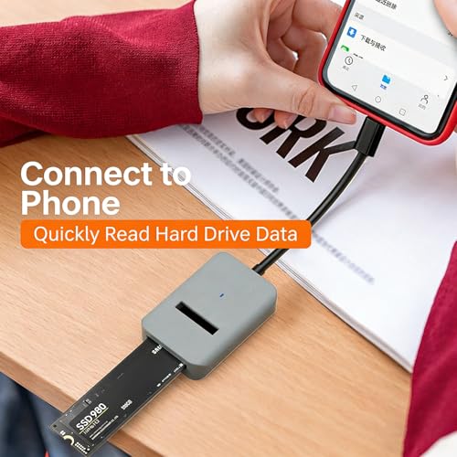 Caja externa NVMe USB 3 para computadora y tablet miniatura 6