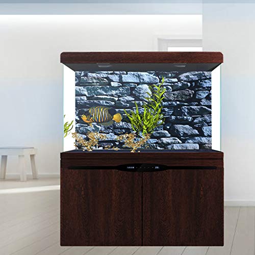 Onderwater Wereld Achtergrond Vissen Tank Achtergrond Decor Papier Vis Tank Poster Muur Decoraties Sticker voor Aquarium - Afbeelding 4