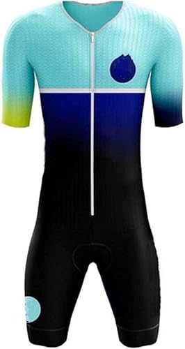 Traje de ciclismo para hombre, traje de triatlón, traje de ciclismo de verano, conjunto de bicicleta, traje de manga corta, transpirable, 158 (color