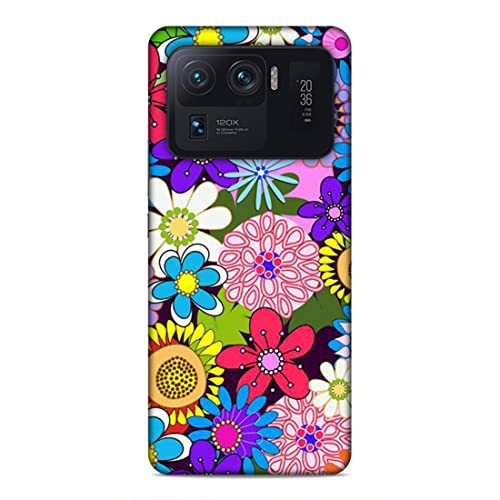 Image of Printed Mobile Back Hard Case Cover for Xiaomi Redmi 11 Ultra | Multi Flower, Colourful Flower, A-2182