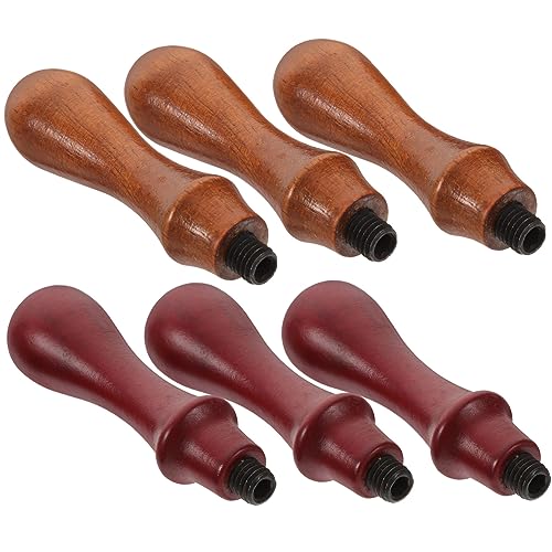 Housoutil DIY Stamp Handle Accessories 6pcs Set Easy to Use and Replace for Your Stamping Needs