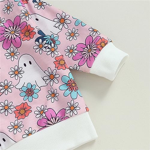 Halloween Baby Boy Girl Outfit Long Sleeve Pumpkin Sweatshirt Pants Sets Fall Winter Toddler Fall Clothes4