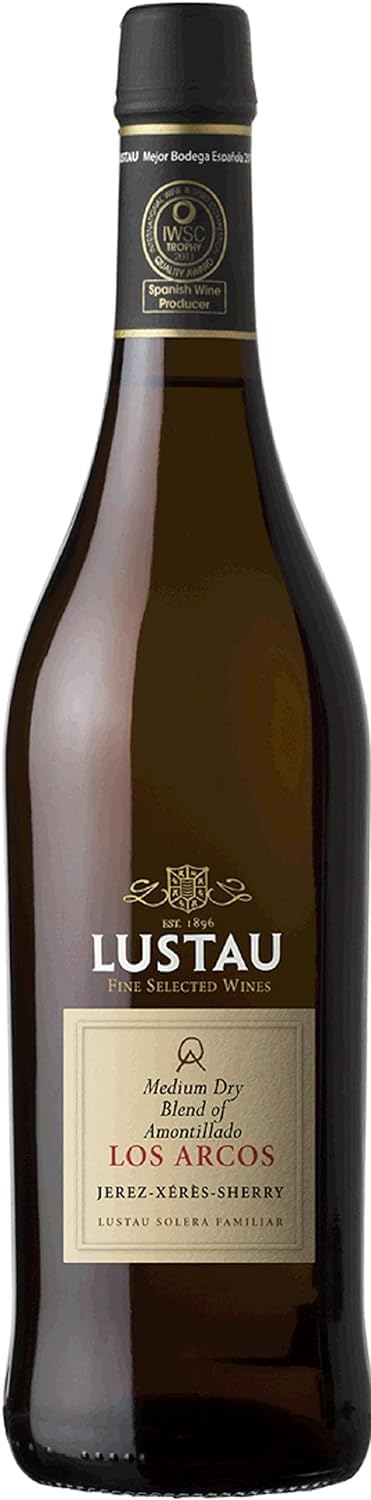 Lustau Amontillado Los Arcos Sherry Medium Dry (1 x 0.75 l)