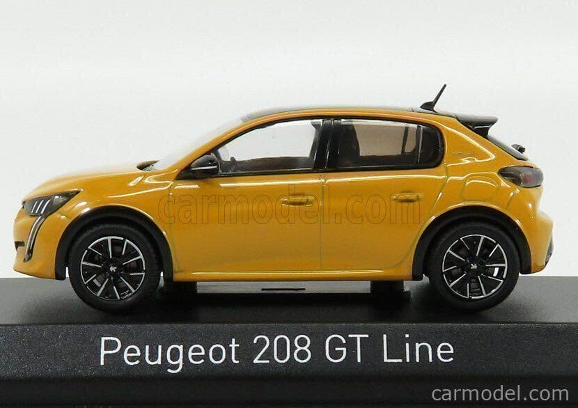 Amazon | ケース1/43 Peugeot 208 / プジョー 208 GT Line イエロー