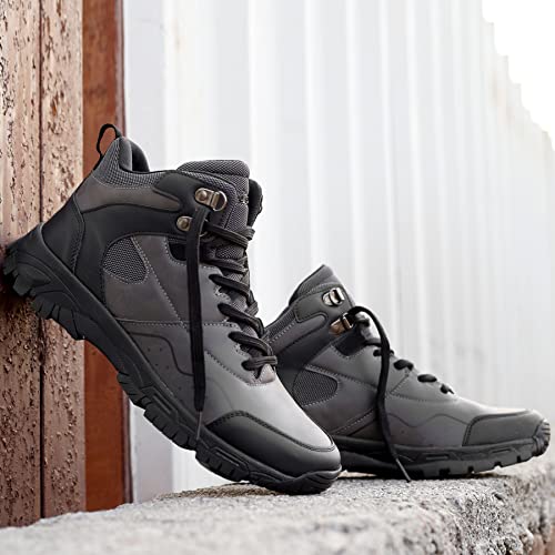 Image of Bacca Bucci Alpine High Ankle 6 inches Riding Boots for Mountaineering Backpacking Hiking & Trekking