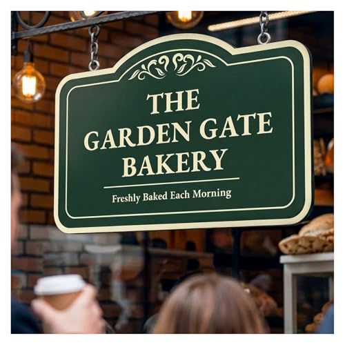 Custom Decorative Outdoor Metal Signs - Personalized Aluminum Signs, Waterproof,