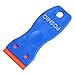 FOSHIO 1.5 Inch Plastic Razors Adhesive Sticker Remover Scraper with 10pcs Safety Plastic Razor Scraper Blades for Removing Labels, Films, Stickers and Decals