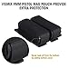 VISMIX Pistol Magazine Pouch, Double 9mm Mag Pouch with Quick Release Kydex Insert and MOLLE Compatible Black