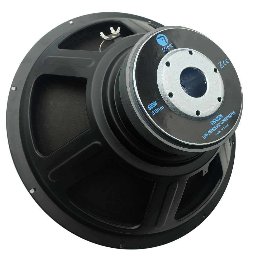Seven Soundvector SVG18SUB/8 Subwoofer 18 Pulgadas Altavoz Profesional de Grave Sub-Grave 8 Ohm 600W AES 1200W Programa