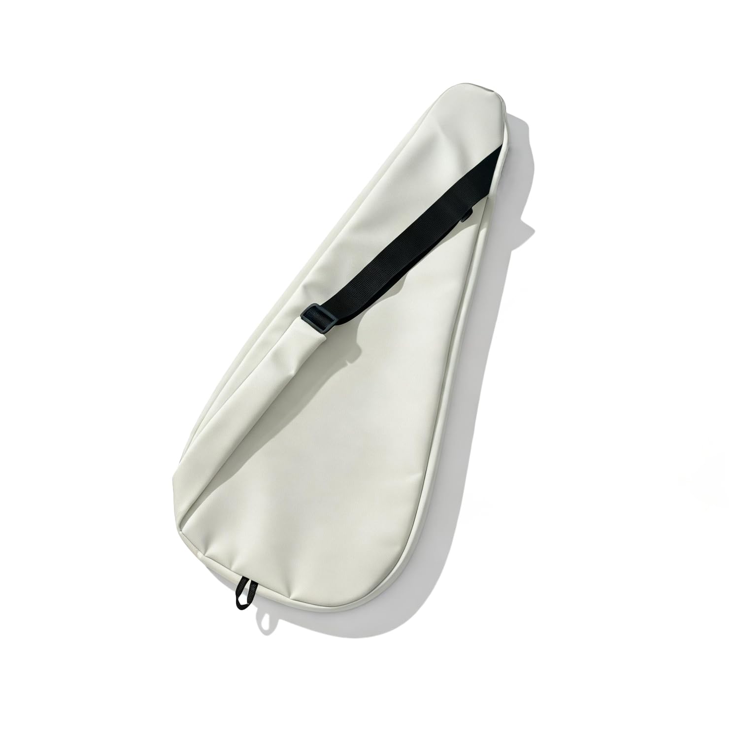Alephnull Tennis Bag for 1/2 Racket Tennis Racket Cover Padded Padel Bag for Tennis/Badminton/Squash Tennis Racket Bag Tennis Racket Cover (White-1 Racket)