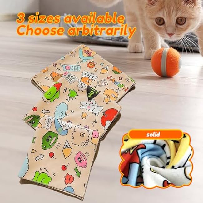 2025 New Cat Wrap for Grooming, Premium Cat Grooming Wrap Cat Restraint for Nail Clipping, Self-Adherent Soft Cat Blanket to Wrap Cat Anti-Scratch Anti-Escape Grooming Bag (#A2, M (within 11.1lbs))-gDxCnIFX