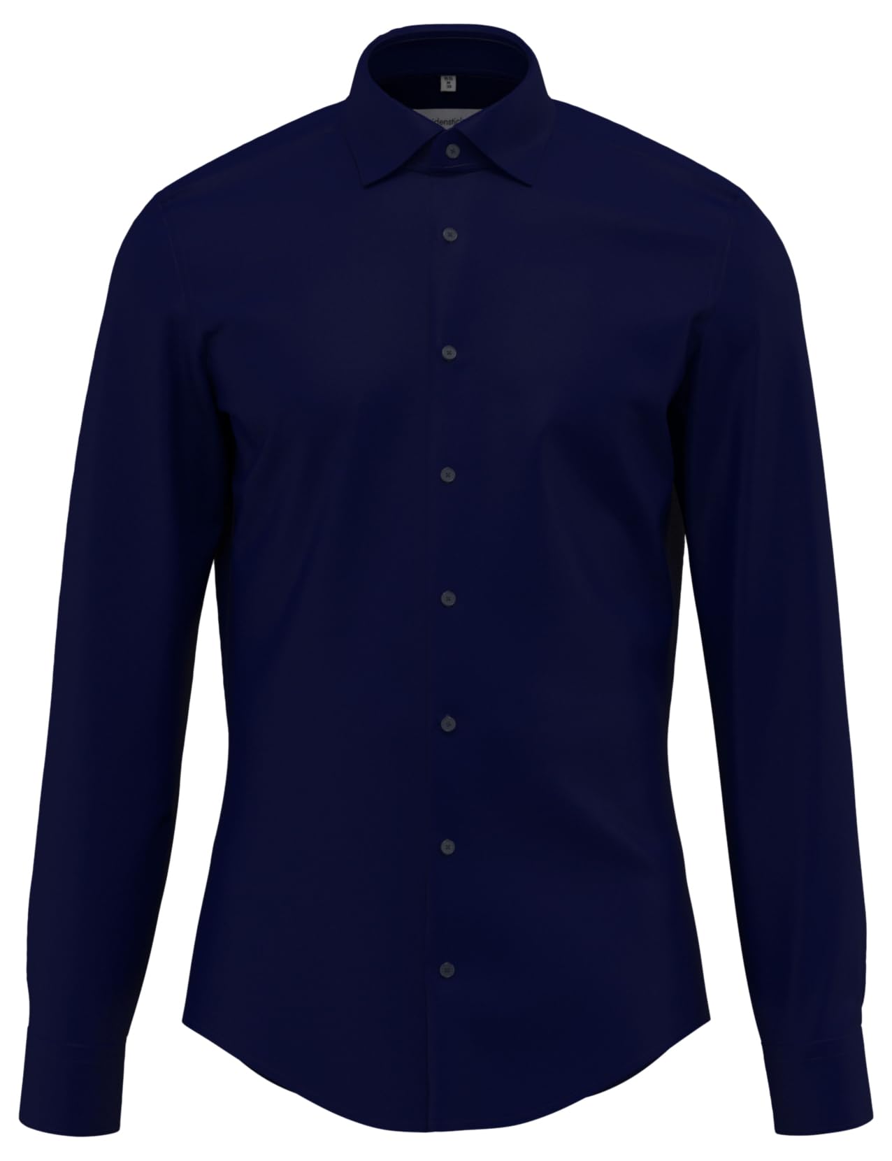 Seidensticker Camicia da Uomo Business – Modellata – Facile da Stirare – Colletto Kent – Maniche Lunghe – 100% Cotone, Blu, 41