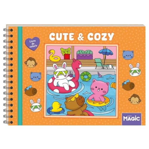 Cute Cozy - Livro De Colorir Capa Dura
