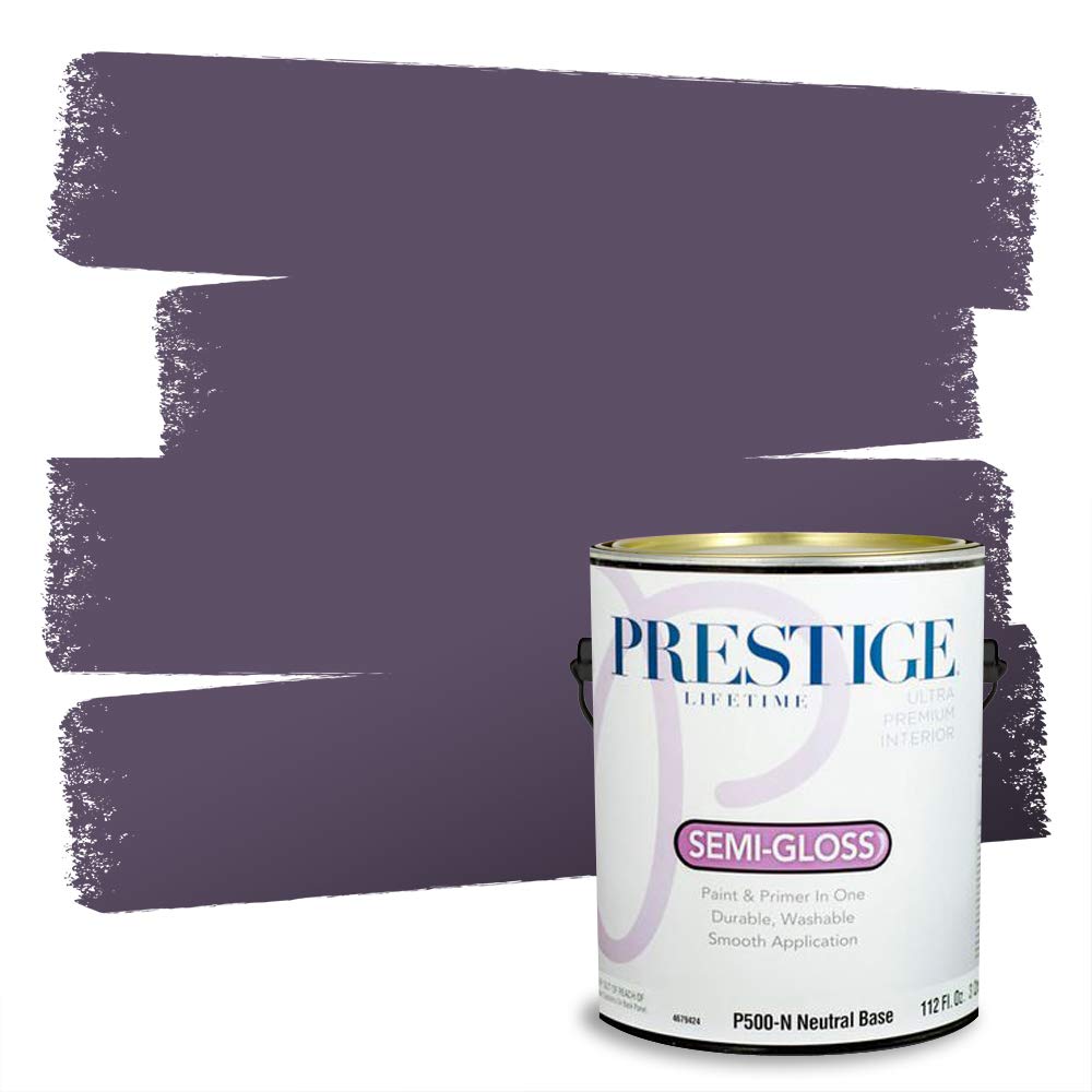 PRESTIGEPaints Interior Paint and Primer in One, 1-Gallon, Semi-Gloss, Plum Perfection