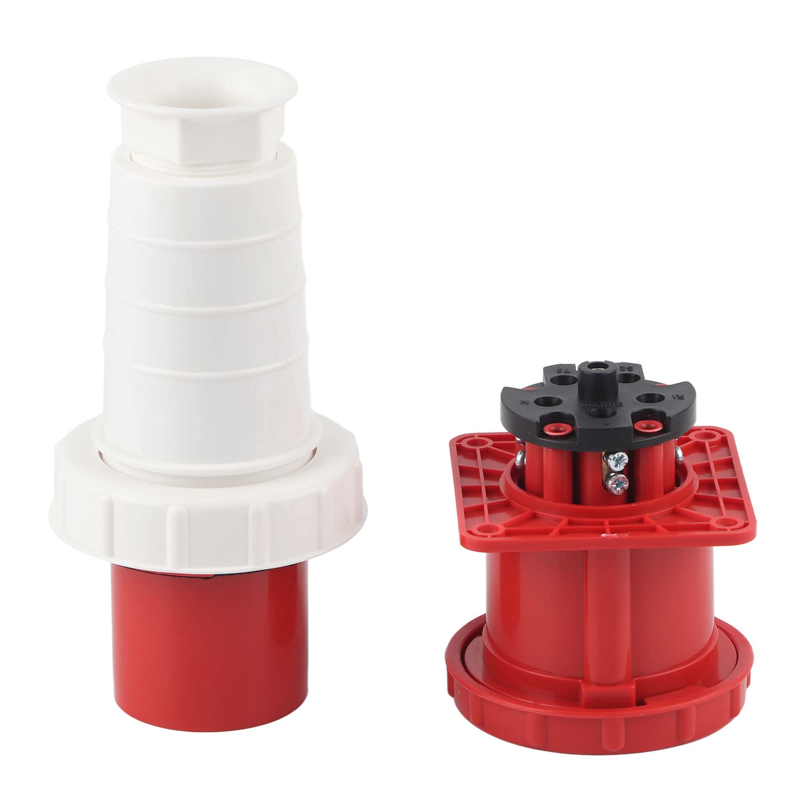 Fafeicy Conector Industrial de Aviación de 5 Núcleos Tipo Oculto, 63A