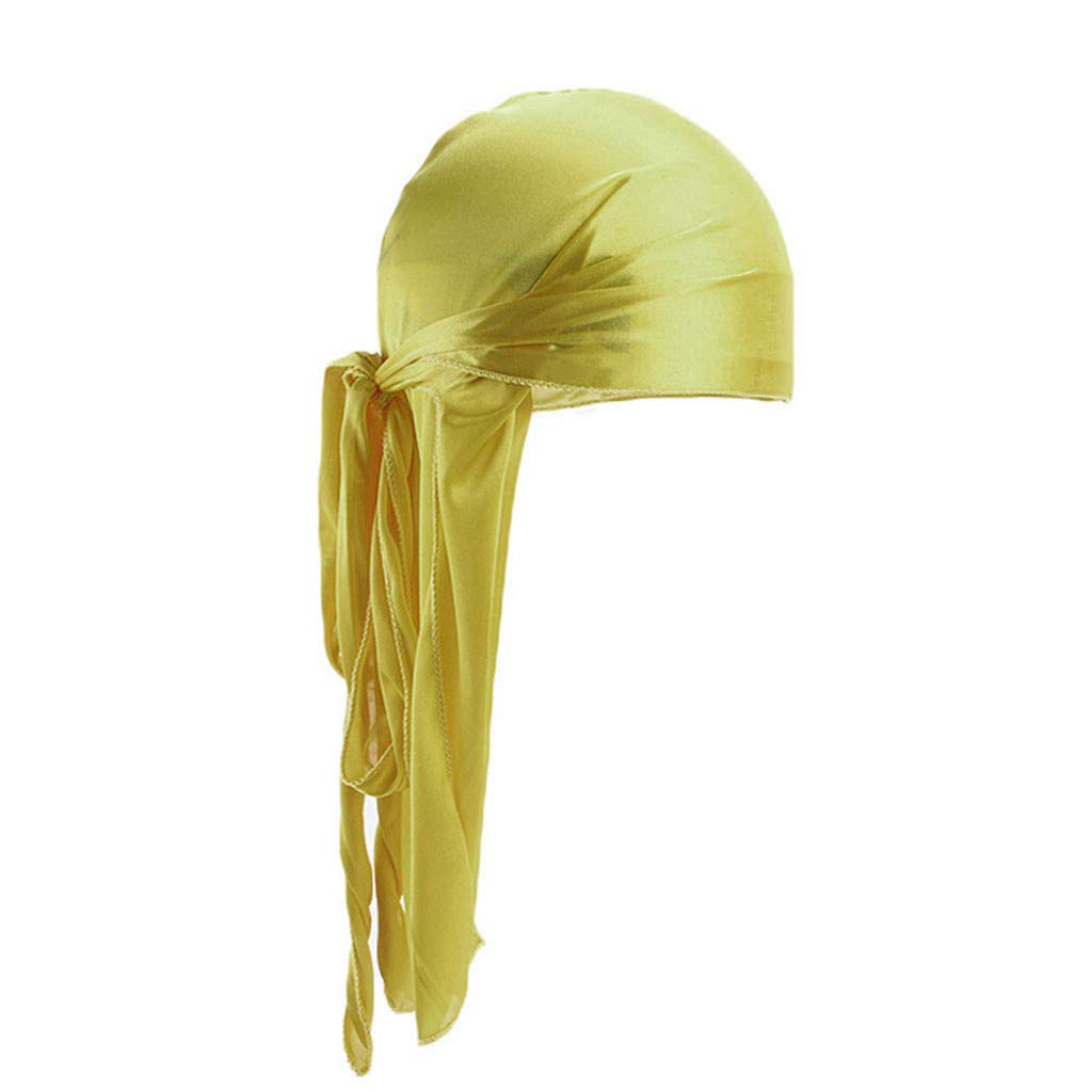 Durag Du Rag Cap for Men and Women Silky Durag with Long