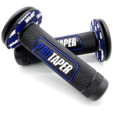 ItsyFox Motorcycle Grips, Bicycle Grips, Non-Slip Rubber Bicycle Handlebar Grips, 7/8 Inch Handlebar Rubber Brake Hand Grips for Motorcycle Dirt Pit Bike Bicycle Mountain Bike Cover