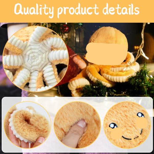 Zaloife Kuscheltier Octopus, Krake Plüschtier Plush, Stofftier Plüsch Spielzeug Puppe Geburtstage Party Festival Geschenk für Mädchen Jungen Kinder Fans