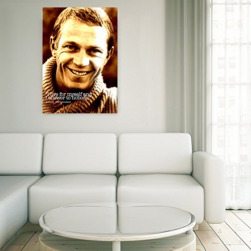 Toile Steve McQueen cadeau idéal passionné cinéma coton Black Sheep - 3